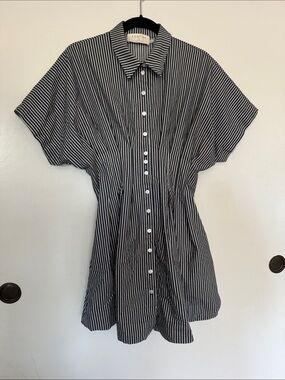 Tobie Mini Shirtdress by Exquise